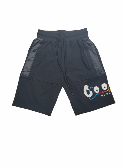 Versailles Cotton Jersey Short Black