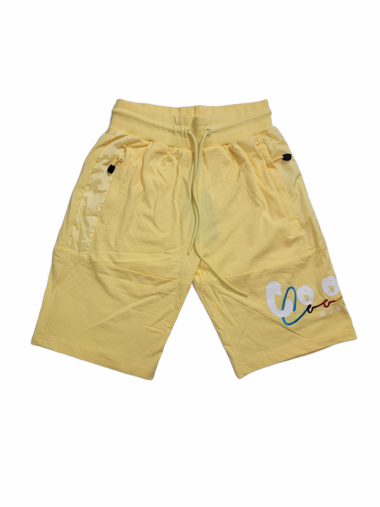 Versailles Cotton Jersey Short Pale Yellow