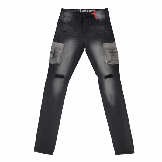Kilogram Cargo Jean Black Wash