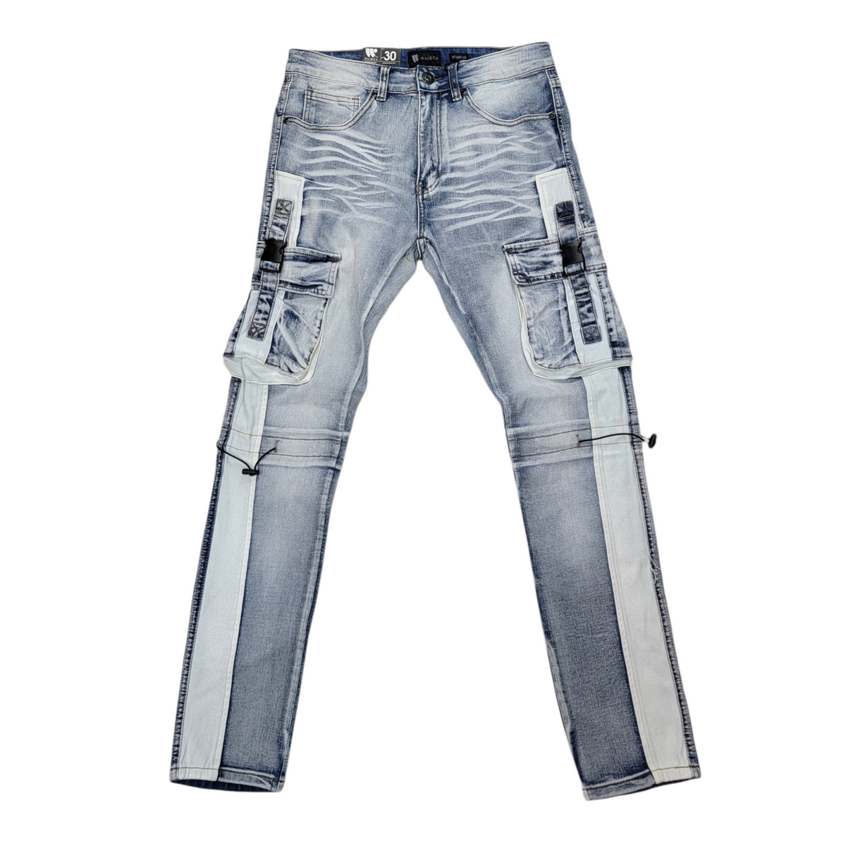Waimea Cargo Jeans Light Blue/Bone