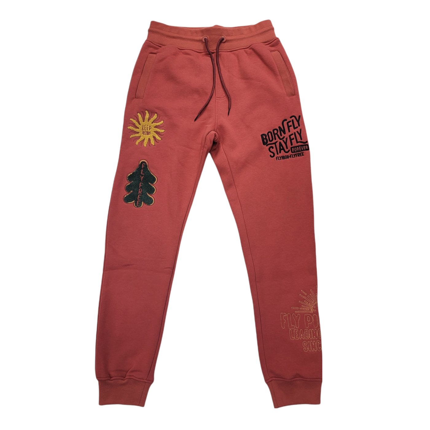 Born Fly Fly Free Loop Back Sweatpants