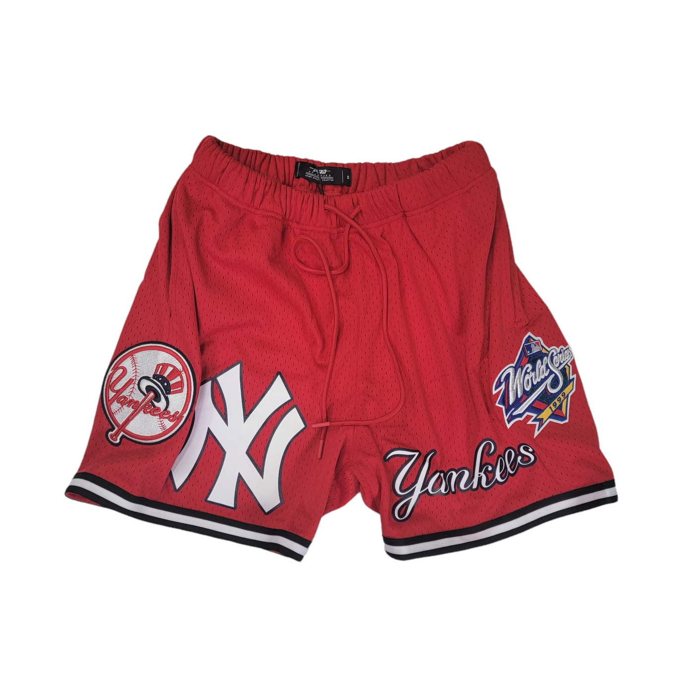 Pro Standard New York Yankees Logo Mesh Shorts Red