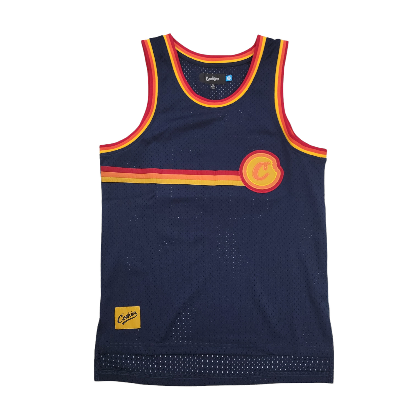 Cookies Putting In Work Basketball Jersey Navy