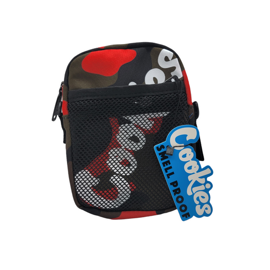 Cookies Honeycomb Nyon Shoulder Bag Red Camo
