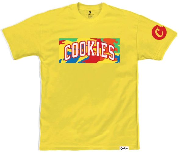 Cookies Fresh Air Logo T-Shirt Yellow