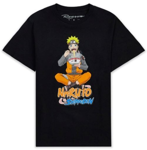 REASON BRAND NARUTO ICHIRAKU RAME BLACK TEE