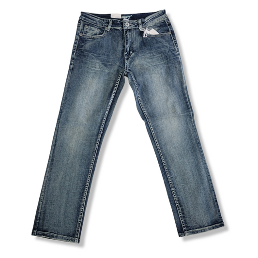 M. Society Slim Straight Fit Med Blue 13136