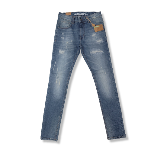 M. Society Basic Denim Stretched Jeans M Blue 80247