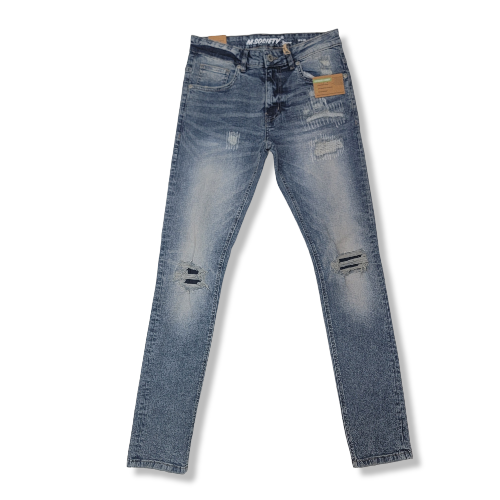 M. Society Basic Denim Stretched Jeans M Blue 80245