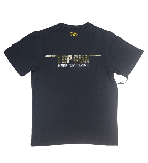 Top Gun Keep'em Flying T-Shirt Black